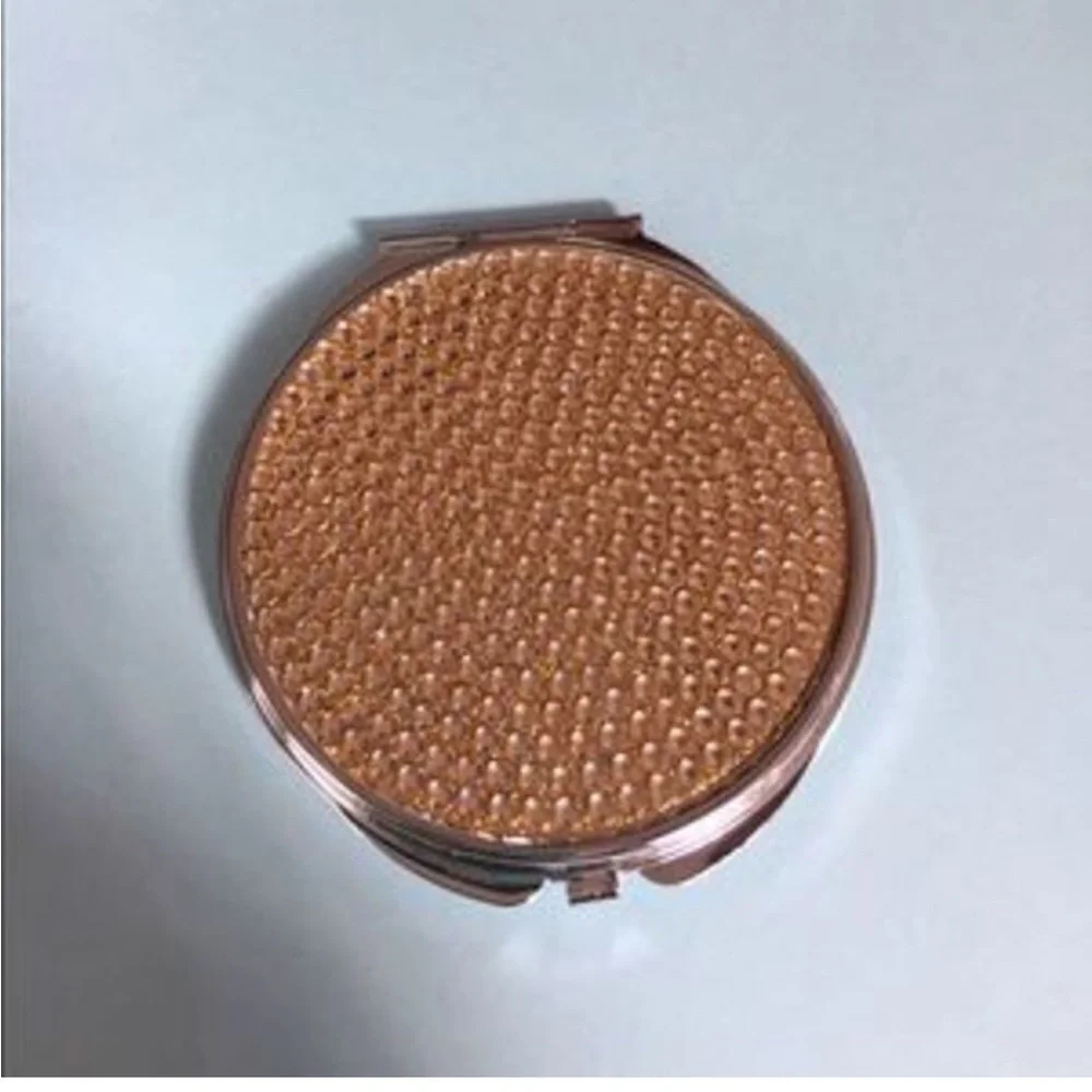 Four small compact makeup purse mirrors Red Glitter Diamond Crystals Hearts - Picture 8 of 16